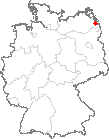 Karte Neuendorf A bei Torgelow, Vorpommern